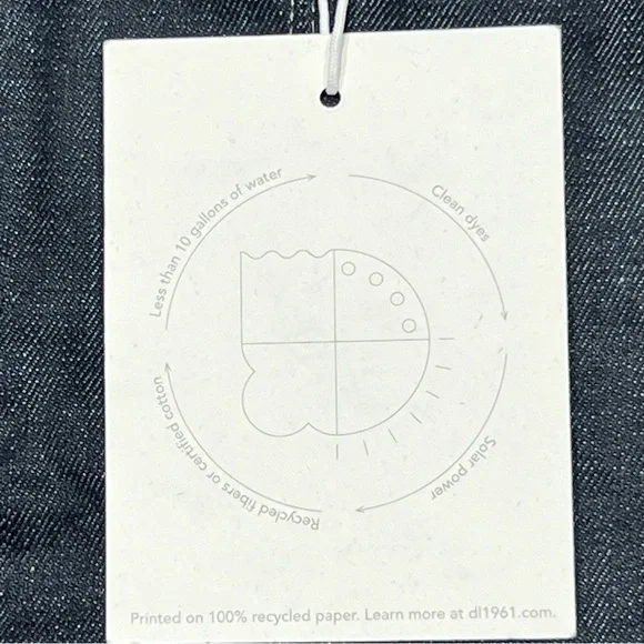 DL1961 Asra Mini Skirt Indigo size Med 28 NWT - Picture 4 of 13